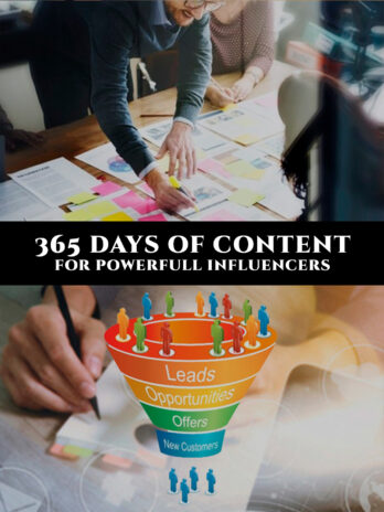 365 Days of Content: For Powerful Influencers -$115 usd