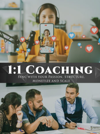 1:1 Coaching (Powerful Influencer in 90 days) – $2,000 usd